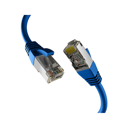 EFB RJ45 Patchkabel S/FTP PIMF Cat8.1 15.00m blau