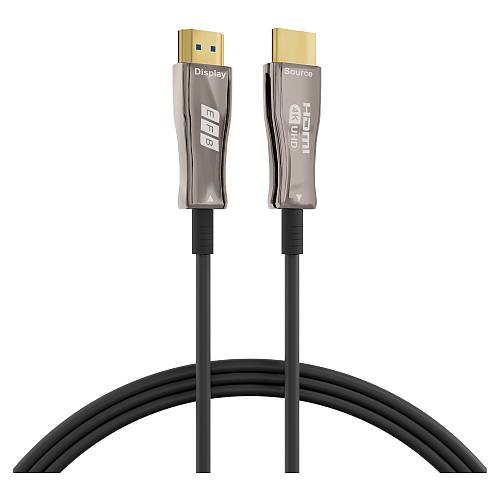 EFB HDMI Glasfaserkabel AOC aktiv 4K60Hz 50m schwarz
