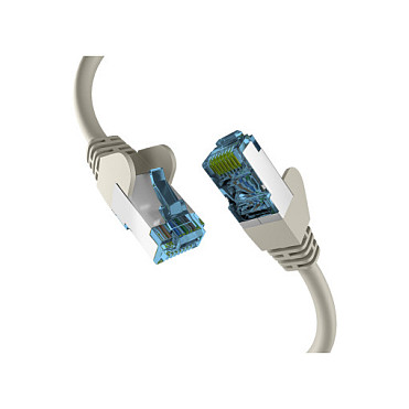 EFB RJ45 Patchkabel mit Cat7 Rohkabel 7.50m grau