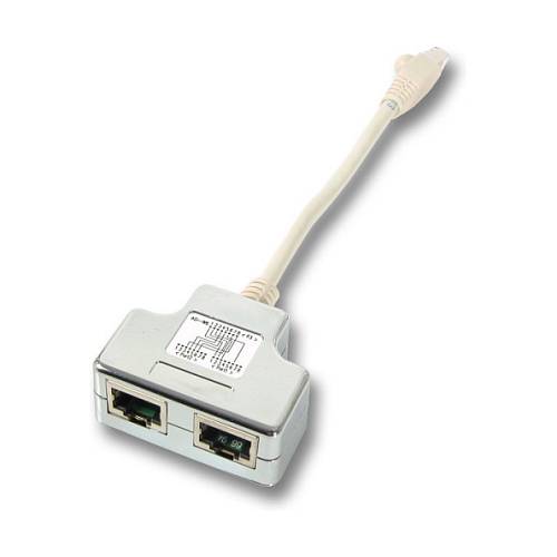 EFB T-Adapter Cat.5e 2x10/100BaseT für Cablesharing