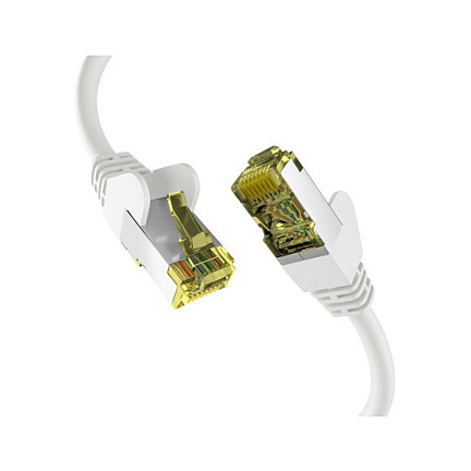EFB CAT6a WEISS 0.50m Patchkabel S/FTP PIMF