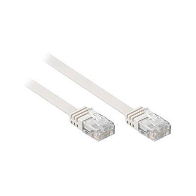 Good Connections Alcasa GOOD CONNECTIONS - Patch-Kabel - RJ-45 (M) - RJ-45 (M) - 5 m - UTP - (Kategorie 6) - grau - Flachkabel (806U-F050G)