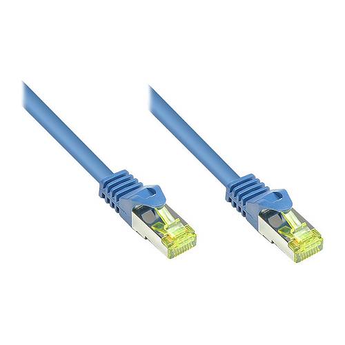 Good Connections Patchkabel m. Cat.7 Rohkabel blau 1.5m