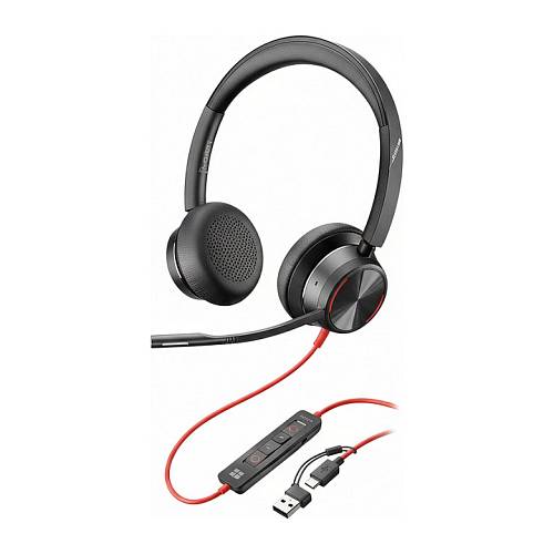Poly Headset Blackwire C8225-M Stereo USB-C/A Teams (bulk)