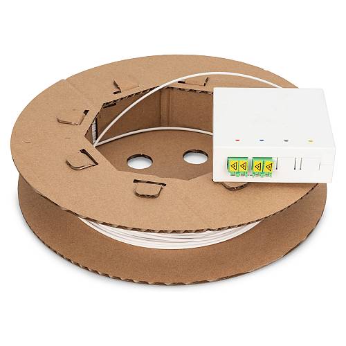 DIGITUS FTTX Installationskit LC/APC 30.00 m 4-Faser