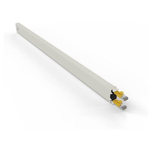 Patchbox patchbox.one Kupferkassette 30RU (1.8 m). Cat. 6a. U/FTP. PoE. gelb