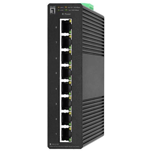 LevelOne IGS-2108 Hilbert 8-Port Gigabit Smart Lite Switch