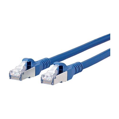 METZ CONNECT Patchkabel S/FTP Cat.6A blau 2.0m