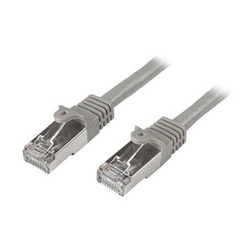 StarTech N6SPAT1MGR 1m Gray Gigabit Snagless RJ45 SFTP Cat6 Patch Cable