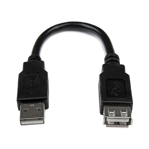 StarTech 6in USB 2.0 Extension Adapter Cable A to A - M/F