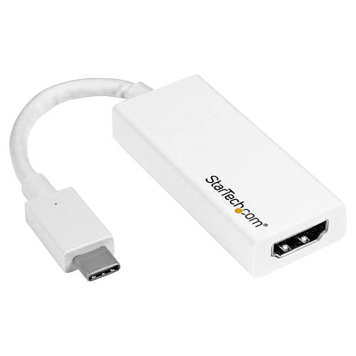 StarTech USB-C zu HDMI Adapter - USB Typ C zu HDMI Konverter fr Computer mit USB - 4K 60Hz - Weiss