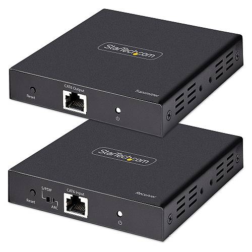 StarTech.com 4K HDMI Extender Over CAT5/CAT6 Cable. 4K 60Hz HDR Video Extender. Up to 230ft (70m)