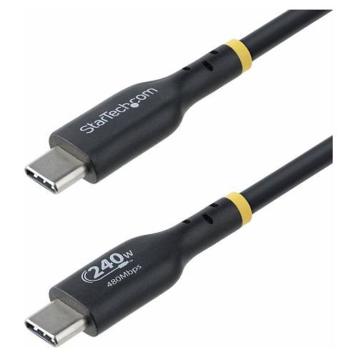 StarTech.com 4m USB-C Ladekabel. USB-IF zertifiziert. 240W PD EPR. M/M - USB-Kabel - 24 pin USB-C (M)