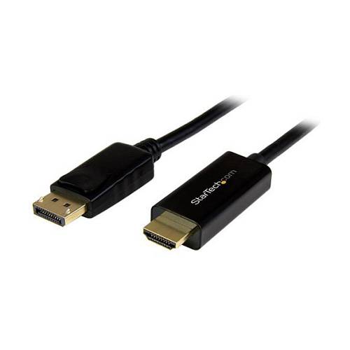 StarTech DisplayPort auf HDMI Kabel - 5m - DP zu HDMI Adapter mit Kabel - Ultra HD 4K 30Hz - St/St