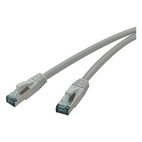 RED Cat.6a 2.0m grau Patchkabel Cat.6a S/FTP AWG 27/7. 2xRJ45. grau. 2.0m