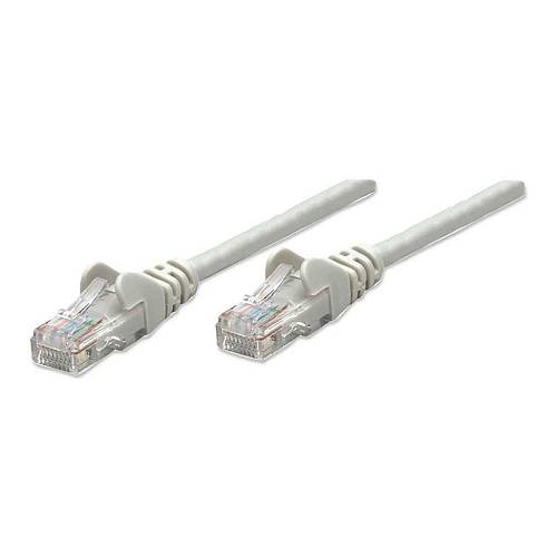 Patchkabel RJ45 U/UTP Cat5e 2.0m Hebelschutz grau