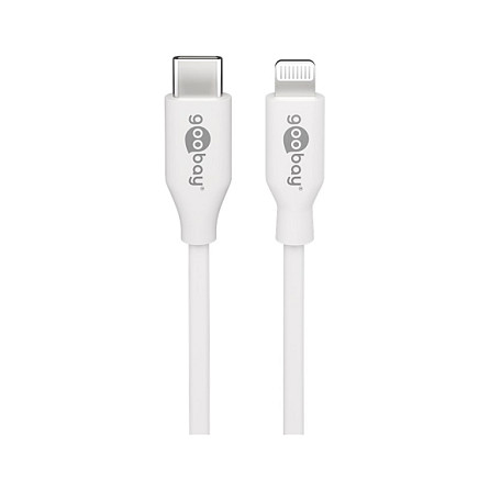 Goobay Lightning - USB-C Kabel. 1.0 m. weiß