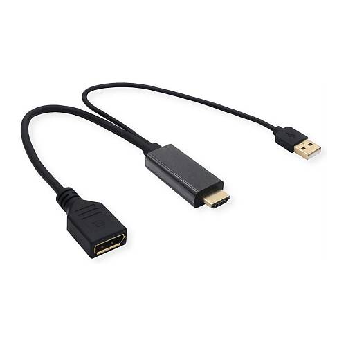VALUE 4K HDMI-DisplayPort Adapter. v1.2. HDMI ST - DP BU