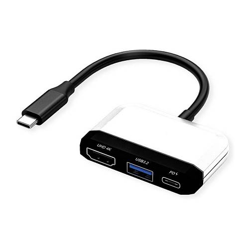 VALUE Display Adapter USB Typ C - HDMI. USB 3.2 Gen 1 Typ A. Typ C PD
