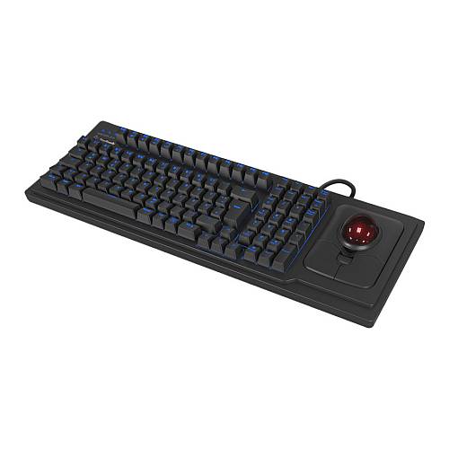 KeySonic KSK-8202ELU-T Full-Size Tastatur mit Trackball
