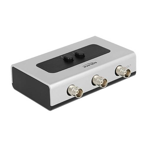DELOCK Switch 2-port BNC manuell bidirektional