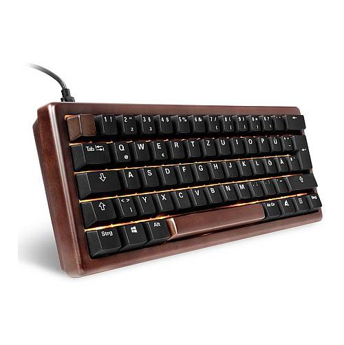 Sharkoon Gaming Tastatur Skiller SGK50S4 Gen2 Wood schwarz