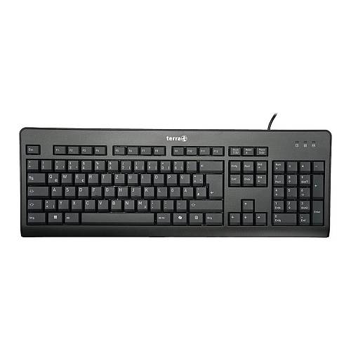 Wortmann TERRA Keyboard 1500 Corded [DE] USB black Copilot QWERTZ. 105 Tasten. kabelgebunden. 1.80m