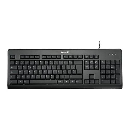 Wortmann TERRA Keyboard 1500 Corded [FR] USB black/noir Copilot AZERTY. 105 Tasten. kabelgebunden. 1.80m