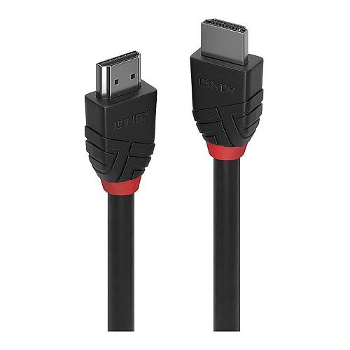 LINDY HDMI Kabel 8K60Hz. Black Line 0.5m