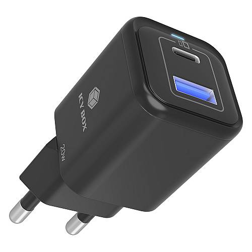 2-Port IcyBox USB 20W für Mobilgeräte
