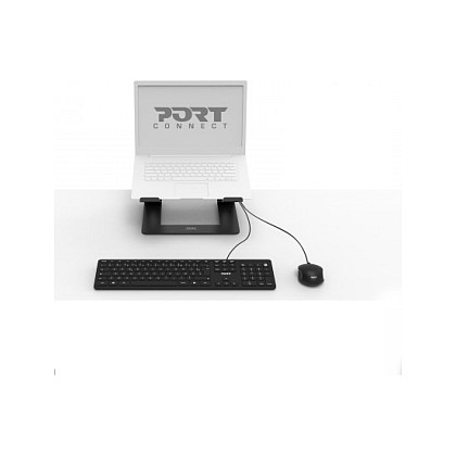 PORT Designs 501896 - Kabelgebunden - USB - Schwarz - Maus enthalten