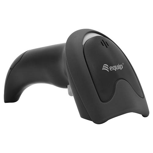 Equip 1D-Barcodescanner Laser USB+Halter schwarz