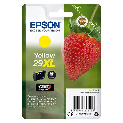 Epson Tintenpatrone - C13T29944012 - 29XL - gelb - 6.4ml