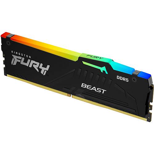 KINGSTON 8GB 6000MT/s DDR5 CL36 DIMM FURY Beast RGB EXPO