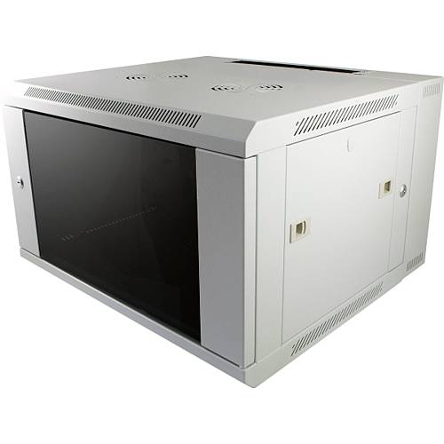 ALLNET Netzwerkschrank 19 6HE 2-teilig T600mm Lichtgrau SMB-Serie