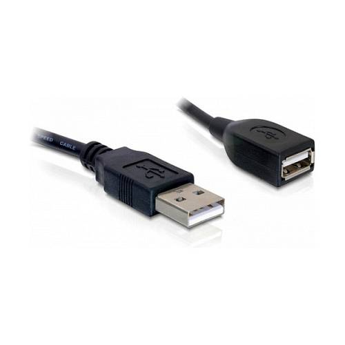 DeLock USB 2.0 (ST-BU) 0.15m Verlängerungskabel Schwarz