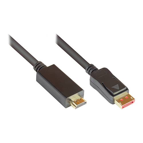 Good Connections Kabel DP1.4-St.-HDMI2.0-St. schwarz 1m