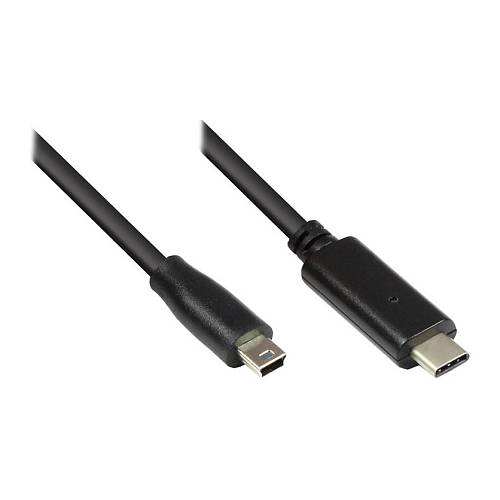 Good Connections USB2.0 Kabel C-Mini B5pol. schw. 1.8m