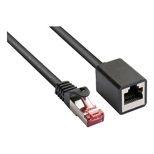 Good Connections Cat.6 Patchkabelverl. S/FTP schwarz 1m