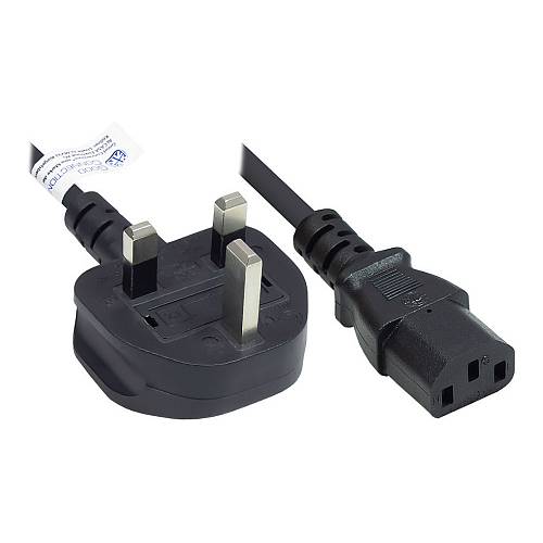 Good Connections Netzkabel England/UK an C13 schw. 5m