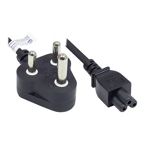 Good Connections Netzkabel Südafrika an C5 schw. 1.8m