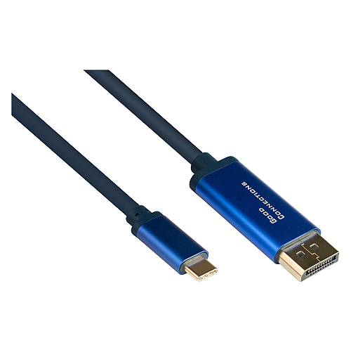 Good Connections Adapterka SmartFLEX USB-C to DP1.2 blue 3m