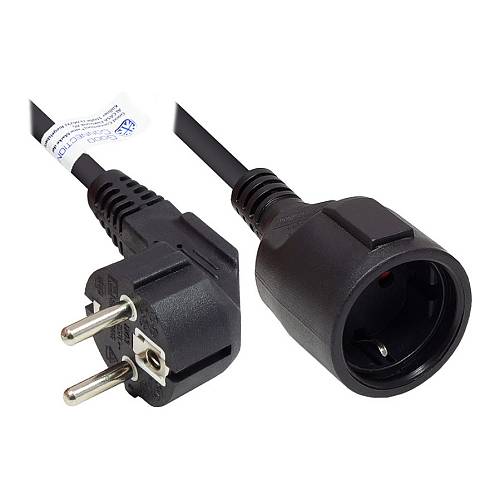 Good Connections Schutzkontakt Verlängerung schwarz 3m