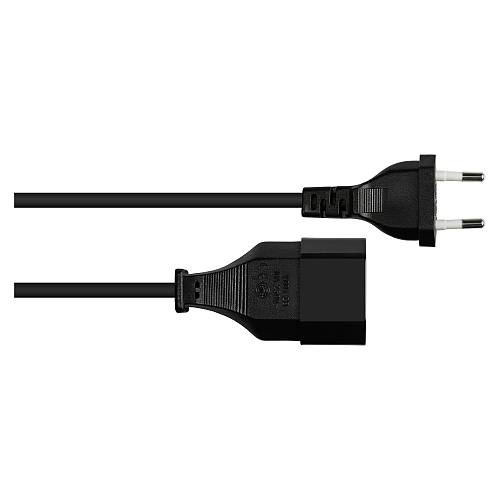 Good Connections Euro-Verlängerung schwarz 1m