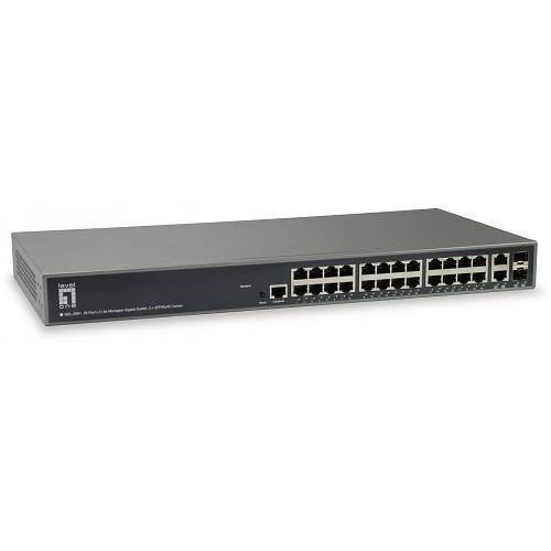 Switch 24x GE GEL-2681 2xGSFP 19