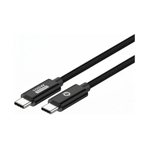 CONCEPTRONIC Kabel USB-C3.2->C 100W/QC 10Gbs 1.20m sw