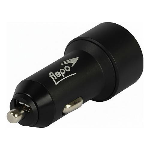Flepo Netzteil KFZ 2-fach 12V-24V - max 4A - Quick Charge 3.0