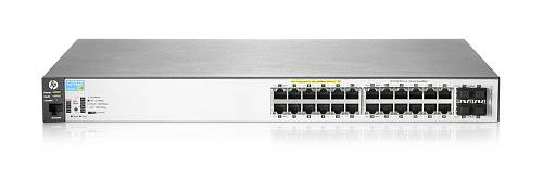 HP J9773A 2530-24G-PoE+ Switch – 24x Gigabit Ports, PoE+, Layer 2 Managed, VLAN & QoS Support