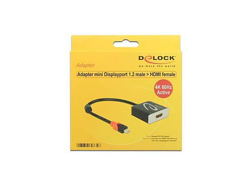 1 x mini Displayport 20 pin, 1 x HDMI-A 19 pin, M/F, 20 cm