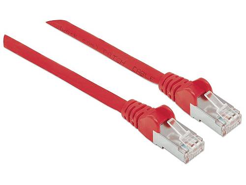 RJ45/RJ45, CAT6a, S/FTP, 3 m, red